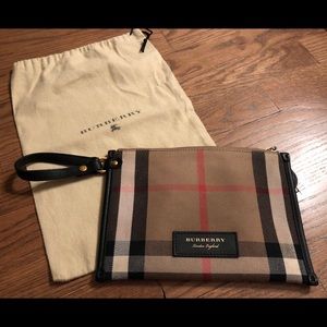 Authentic Burberry Wristlet